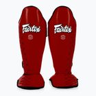 Fairtex Wettbewerb Schienbeinschoner rot