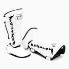 Schienbeinschützer Fairtex Detachable In-Step Shin Pads A.K.A. "Twister" white
