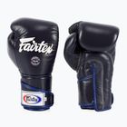 Fairtex Stylish Angular Sparring Boxhandschuhe - Locked Thumb blau