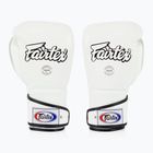 Boxhandschuhe Fairtex Stylish Angular SPaarring - Locked Thumb white