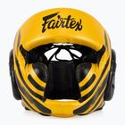 Boxhelm Fairtex Microfiber Headguard gold