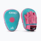 Trainingsschild YOKKAO Curved 2 Stk. hot pink/island