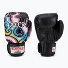 Herren Boxhandschuhe YOKKAO Flames schwarz