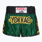 Herren-Trainingsshorts YOKKAO Original Muay Thai green