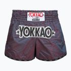 Trainingsshorts Herren YOKKAO Lunar Muay Thai iridescent blue grey