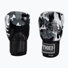 Top King Muay Thai Empower graue Boxhandschuhe TKBGEM-03A-GY