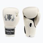 Top King Muay Thai Boxhandschuhe Super Air weiß