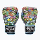 Top King Boxing Culture schwarz/blaue Boxhandschuhe