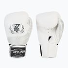 Boxhandschuhe Top King Muay Thai Power Snake white/silver