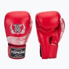 Boxhandschuhe Top King Muay Thai Power Snake red/silver