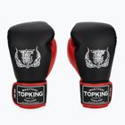 Top King Reborn Boxhandschuhe Semi Leder schwarz/rot