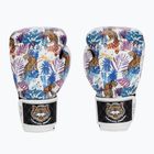 Top King Boxing Wild Tiger schwarz/weiße Boxhandschuhe