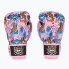 Top King Boxing Wild Tiger schwarz/rosa Boxhandschuhe