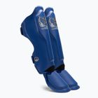 Top King Pro Semi Leder blau Schienbein- und Fußschützer