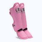 Top King Pro Semi Leder rosa Schienbein- und Fußschützer