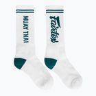 Socken Fairtex "Muay Thai" white/green