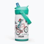 Thermosflasche CamelBak Thrive Flip Straw Kids Insulated SST 350 ml biking dogs