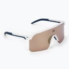 Sonnenbrille Nike Expedition Shield E matte summit white/ road chrome mirror