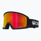 Skibrille DRAGON DX3 OTG Black/Lumalens Red Ion