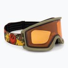 Skibrille DRAGON DX3 OTG leafy camo/lumalens amber