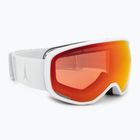 Atomic Revent Stereo hellgrau/rot Skibrille