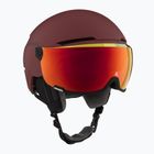 Skihelm Atomic Savor Visor Stereo maroon/red stereo