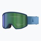 Skibrille Atomic Four HD deep ocean/green hd
