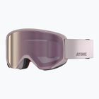 Skibrille Atomic Savor M Stereo gull gray/purple stereo