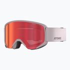 Skibrille Atomic Savor M Photo gull gray/red photo