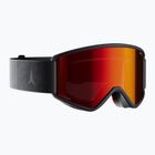 Skibrille Atomic Savor L Stereo black/red stereo