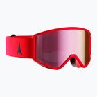 Skibrille Atomic Savor WC L HD red tension/pink copper hd