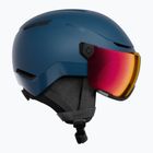 Skihelm Atomic Revent Visor Photo deep ocean/red photo