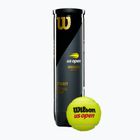 Tennisbälle Wilson US Open XD 4 Stk. yellow