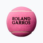 Tennisball für Autogramme Wilson Roland Garros 5 Mini Jumbo pink