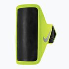Nike Lean Arm Band Regular volt/schwarz/silbernes Lauf-Handyband