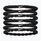 Haargummis Nike Flex Hair Tie 6 Stk. black/black/white