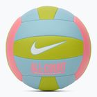Volleyball Nike All Court Volleyball coral chalk/ocean bliss/bright cactus/white Größe 5