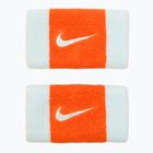 Handgelenk-Band Nike Swoosh Doublewide Wristbands 2 Stk. glacier blue/safety orange/glacier blue