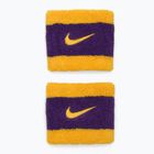 Kopfband Nike Swoosh Wristbands university gold/court purple/university gold