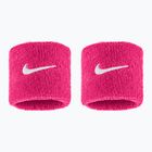 Schweißbänder fürs Handgelenk Nike Swoosh Classic Wristbands 2 Stück vivid pink/white