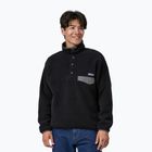 Patagonia Herren Fleece-Sweatshirt Synch Snap-T P/O schwarz m/forge grau