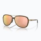 Oakley Split Time braun schildpatt gold/prizm rose gold polarisierte Sonnenbrille