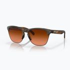 Oakley Frogskins Lite matt braun schildpatt/prizm braun Verlauf Sonnenbrille