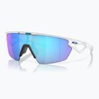 Oakley Sphaera matt weiß/prizm Saphir polarisierte Sonnenbrille