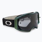 Fahrradbrille Oakley Airbrake MTB black green colorshift/light grey