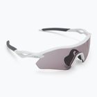 Oakley Radar Platte poliert weiß/Prisma Schiefer Sonnenbrille
