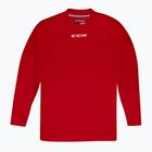 Herren-Hockey-Langarmtrikot CCM 5000 SR rot