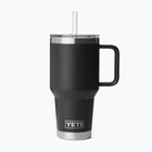 Thermobecher YETI Rambler Straw 1000 ml black