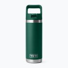 Thermoflasche YETI Rambler C Straw 532 ml black forest green