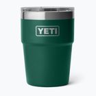 Thermosflasche YETI Rambler Stackable 473 ml black forest green